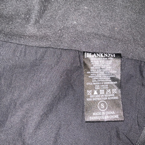 Faux leather Blazer, black - Picture 10 of 10